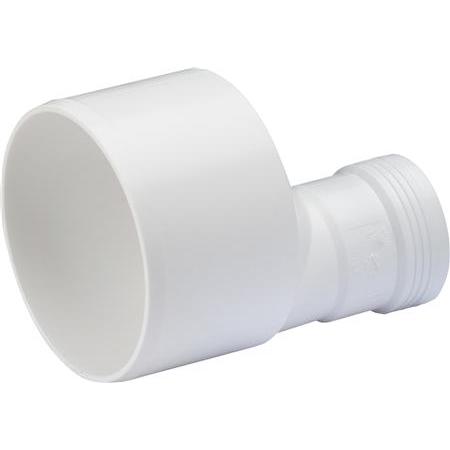 Wavin, Rohrverbindungstechnik, PP reduktion Ø 40-32 mm hvid (Rohrreduktion)
