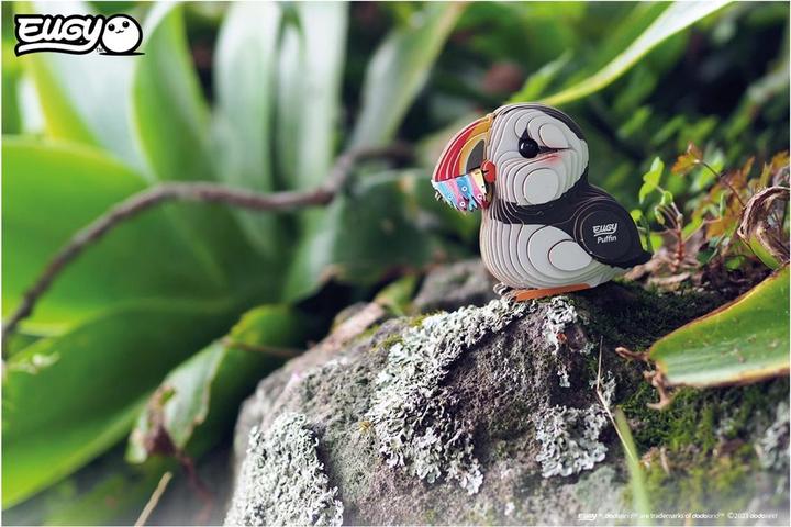 Actual product image Eugy 3D craft kit puffin(MQ6)