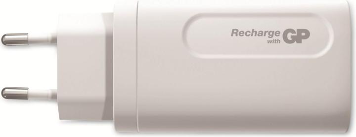 Image du produit GP Batteries GP GaN Adaptateur de charge rapide USB 65W PD 2xUSB-C & 1xUSB-A blanc (65 W)