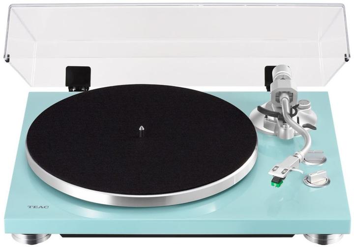 Actual product image TEAC TN-400BT-X Bluetooth Turntable Turquoise