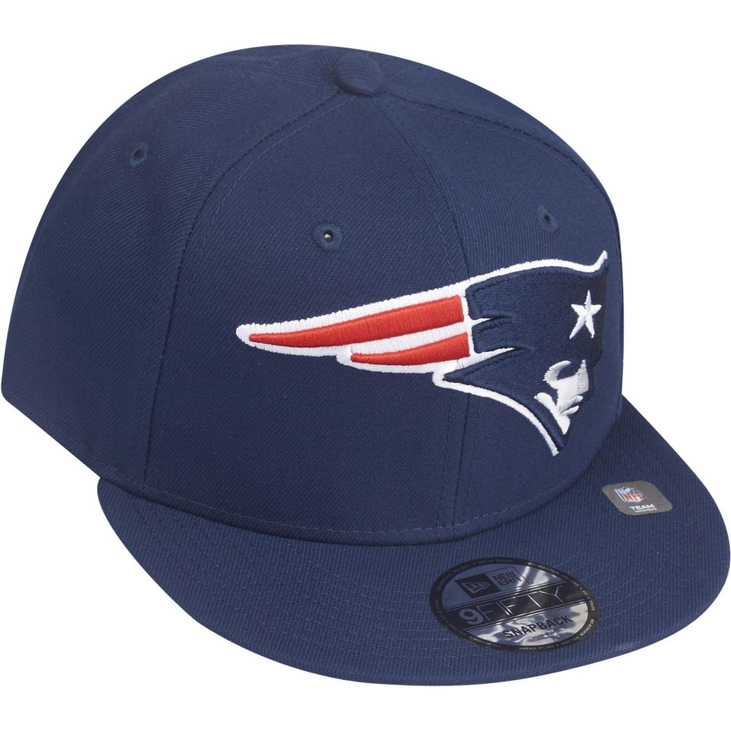 Thumbnail - New Era, Herren, Cap, 9Fifty Logo New England Patriots, Blau