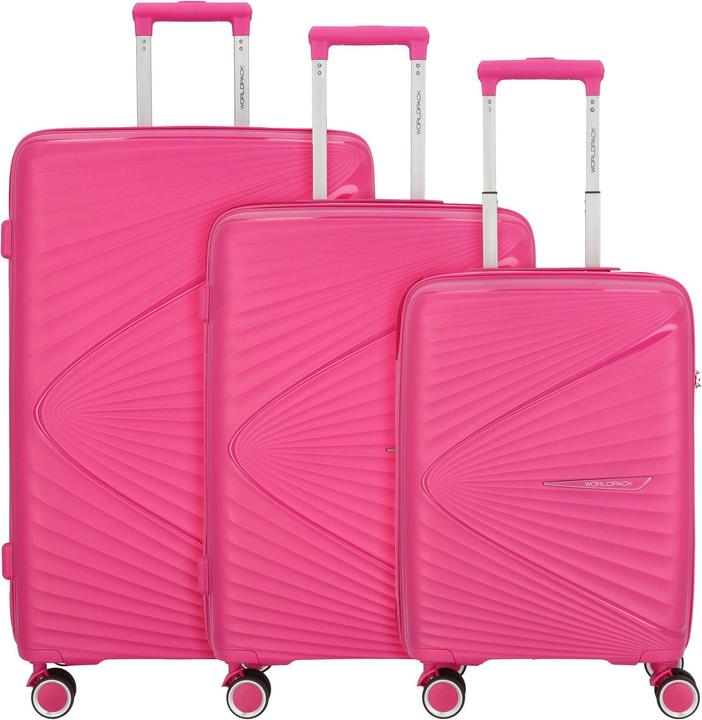 Image du produit Worldpack Vegas Ensemble de valises à 4 roulettes 3 pièces (173 l)