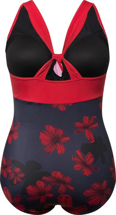 Produktbild Ulla Popken Badeanzug, Schiebeknoten, Softcups, Neckholder-Optik (58)