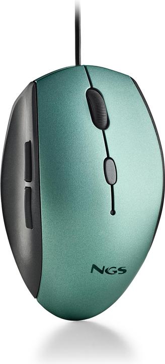 Image du produit NGS Souris Filaire Moth (Noir/Vert) (Filaire)