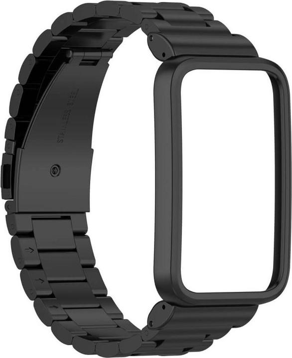 Produktbild Cover-Discount Xiaomi Mi Band 7 Pro - Armband Maschen schwarz (Edelstahl)
