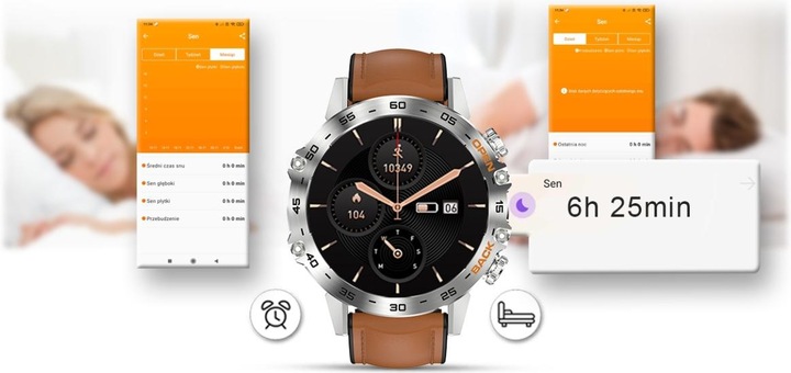 Immagine prodotto Gravity SMARTWATCH MĘSKI GT9-8 - WYKONYWANIE POŁĄCZEŃ, CIŚNIENIOMIERZ (sg021h)