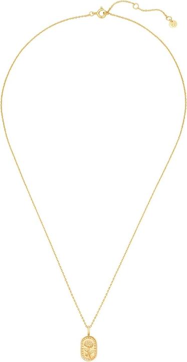 Immagine prodotto Glanzstücke München Collana da donna fiore di nascita ottobre calendula - 37122 (Argento, 40 - 45 cm)