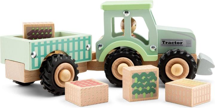 Immagine prodotto Eitech Trattore con rimorchio e verdure pastello