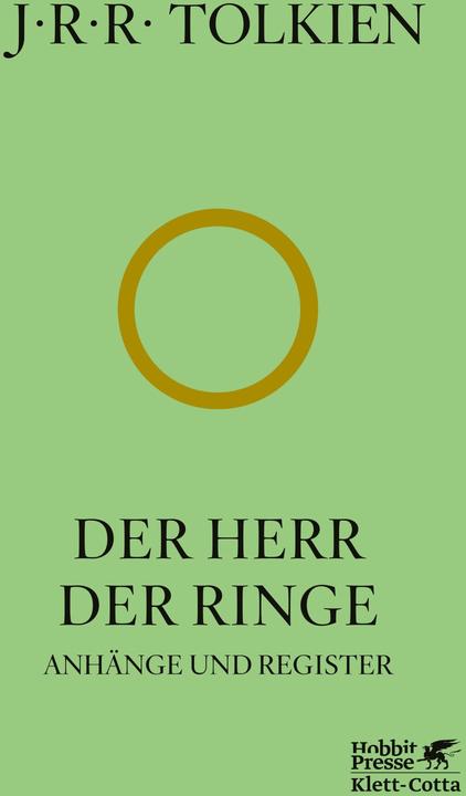 Produktbild Der Herr der Ringe - Anhänge und Register (Deutsch, J.R.R. Tolkien, Wolfgang Krege, 2026)
