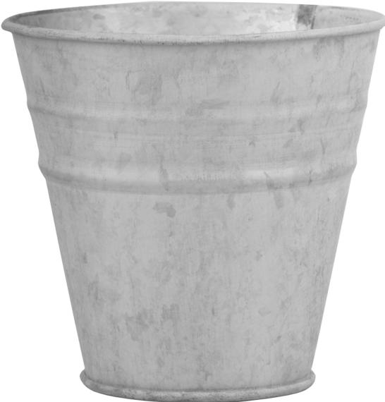 Produktbild Esschert Design Eimer 0,85 l Grau (12.40 x 12.40 x 11.70 cm)