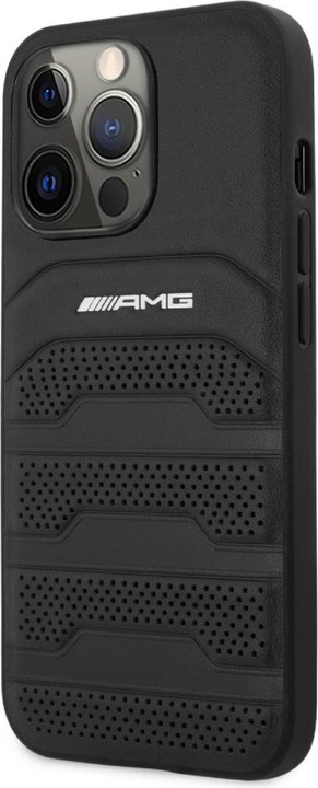 Produktbild Mercedes Mercedes-Benz TASCHE AMG LINE LEDER für iPhone 14 PRO universal (Apple iPhone 14 Pro)