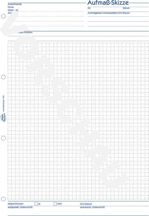 Nutritional values and ingredients Avery Measurement sketch (50 x)