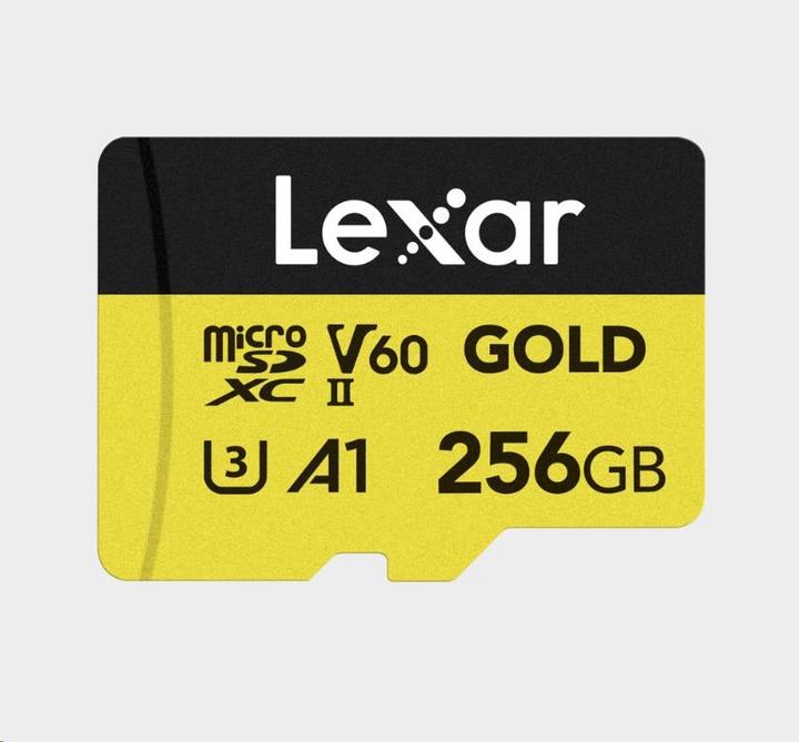 Produktbild Lexar Professional GOLD UHS-II (256 GB, microSDXC, U3, UHS-II)