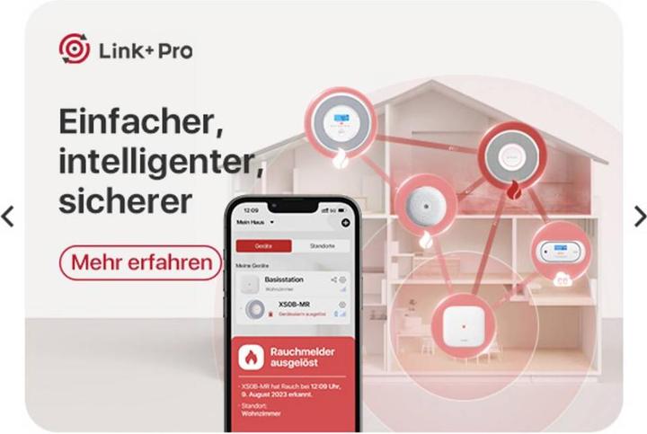 Actual product image X-Sense XS0B-MR31 3 1 RF-Rauchmelder-Set mit Gateway