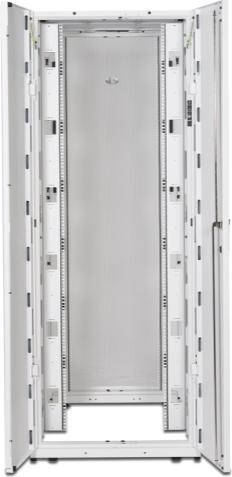 Actual product image APC NetShelter SX 48U 750mm Wide x 1070mm Deep Enclosure with Sides SE White (48 RU, 19 inch rack)