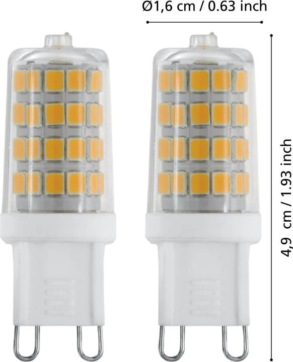 Produktbild EGLO Leuchtmittel (G9, 320 lm, 2x)