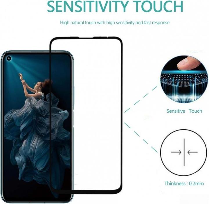 Produktbild Screenguard Honor 20 Full Screen Panzerglas Schutzfolie 2.5D 9H (1 Stk., Honor 20)