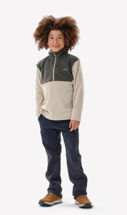 Produktbild Quechua Fleecepullover Kinder Jungen 1/2 Reissverschluss Wandern - MH100 TW (10XL)
