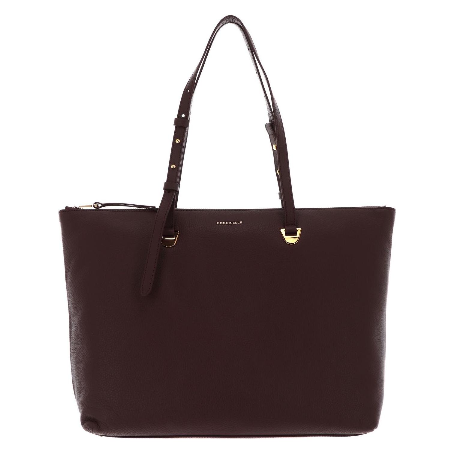 Coccinelle, Damen, Handtasche, Lea Shoulder Bag, Braun
