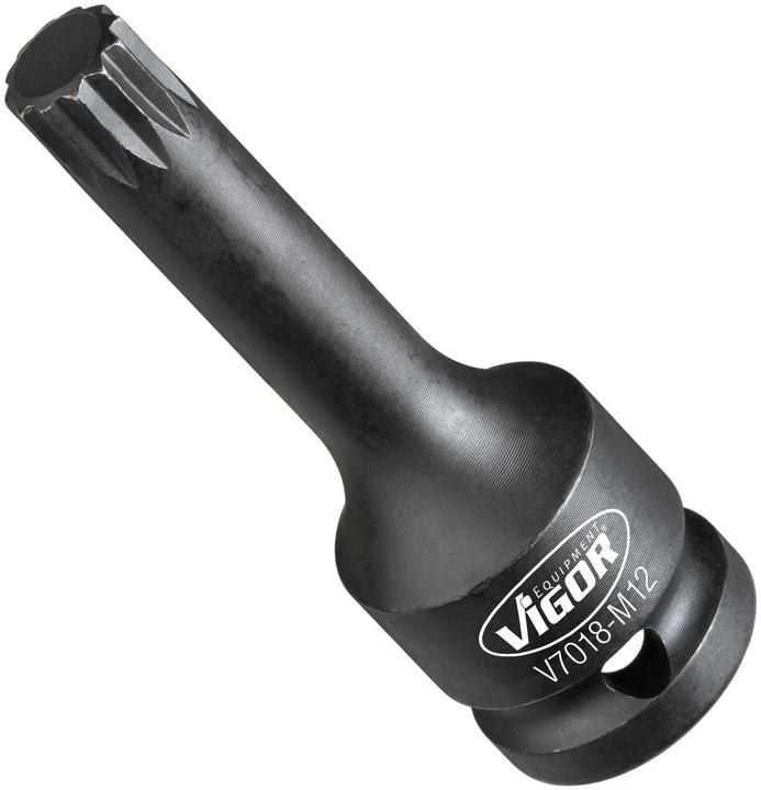 Vigor 1/2" INWENDIGE MULTI-TAND SLAGMOERDOOS M12