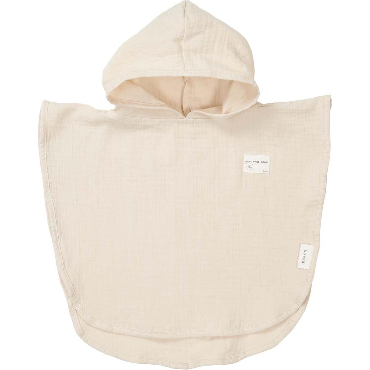 Koeka, Poncho asciugamano, Poncho da bagno Faro bianco caldo