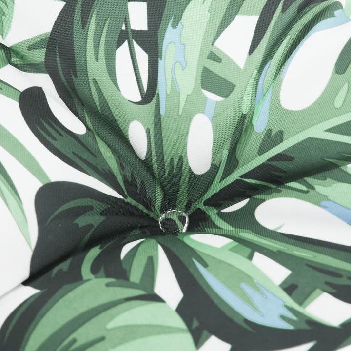 Image du produit VidaXL Housse de banc de jardin motif feuilles O x tissu ford (110 x 50 x 7 cm)