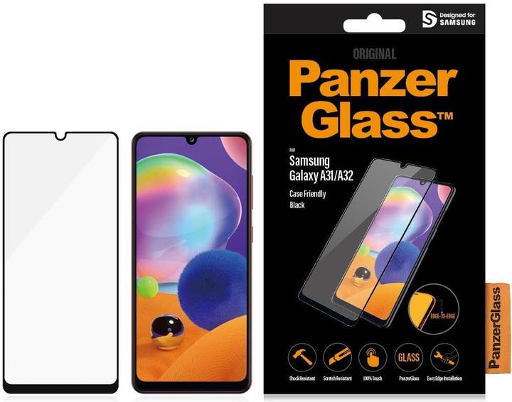 Actual product image PanzerGlass Case friendly (1 Piece, Samsung Galaxy A31)