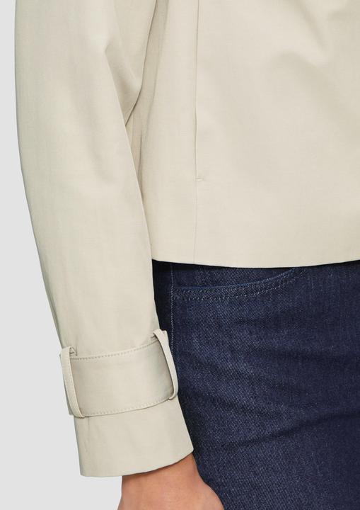 Actual product image S.Oliver Outdoor-Jacke Verkürzte Relaxed-Fit-Jacke im Trench-Stil (48)
