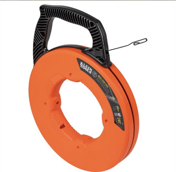 Actual product image Klein Tools Stainless steel pull-in tape 3mm x 73.2m 56334 1pc. (73.20 m)