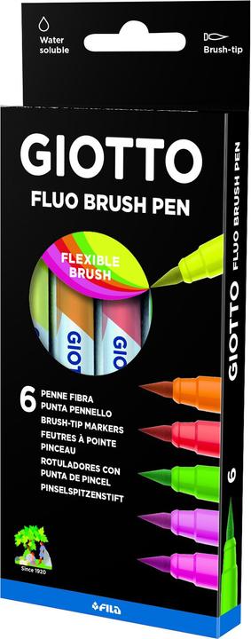 Produktbild Giotto Fluo Brush Pen (6x)