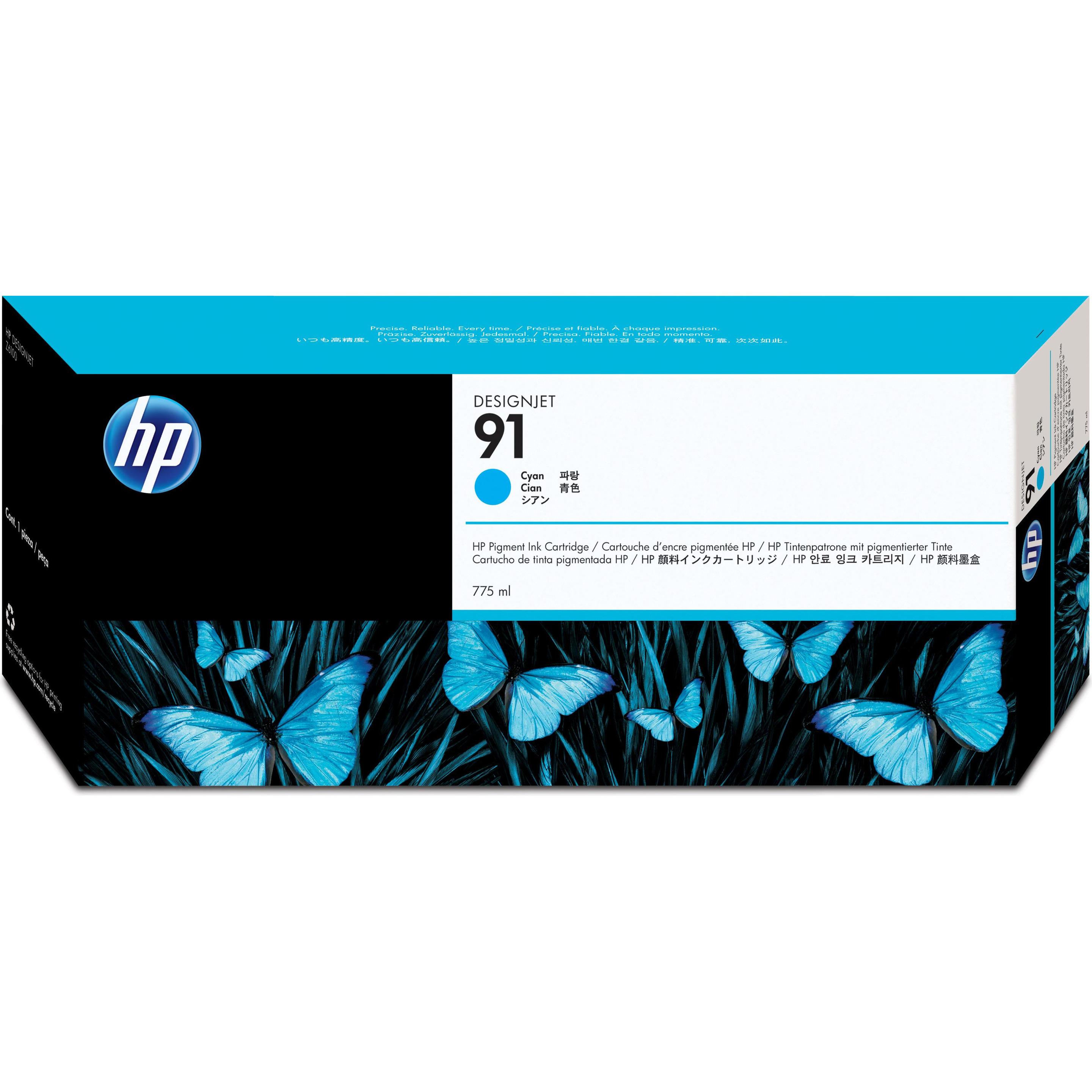 HP, Druckerpatrone, 91 (C)