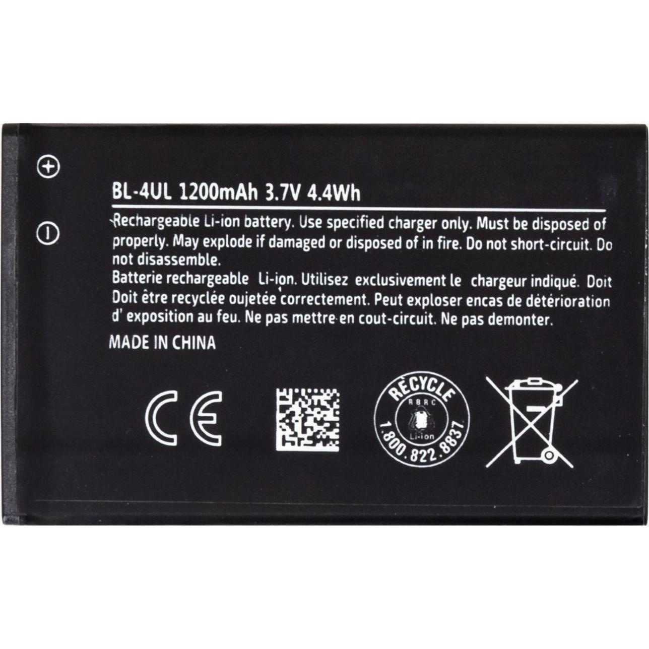 NoName Nokia BL-4UL Batteria Li-Ion (OEM), Batteria smartphone