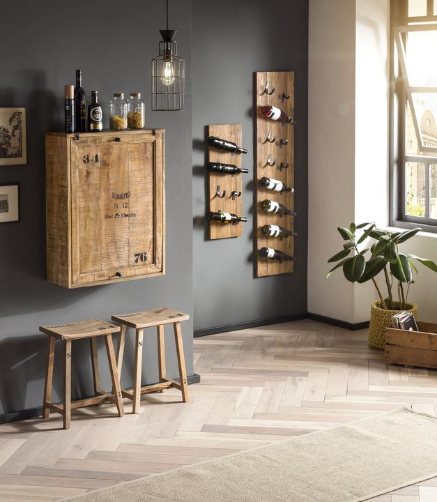 Produktbild SIT Möbel Klapptisch mit 2 Hockern Rustic natur (60 x 25 x 80 cm)