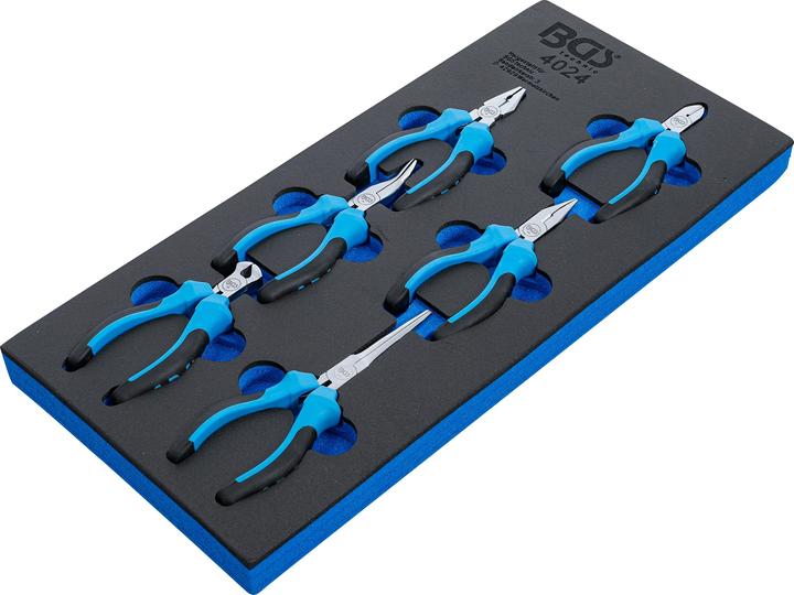 Actual product image BGS Tool Tray 1/3: Precision Pliers Set "Mini" 6 pcs.