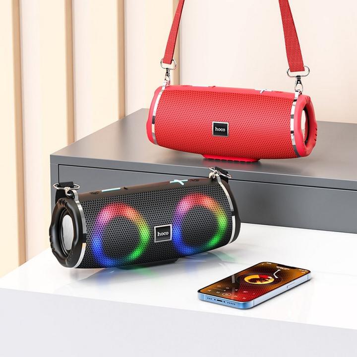 Produktbild Hoco - Wireless Speaker Sports (HC12) - Bluetooth 5.0, Shoulder Strap, 10W - Black (2 h)