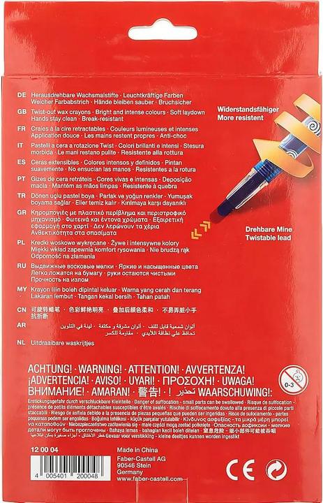 Immagine prodotto Faber-Castell Pastelli a cera (24x)