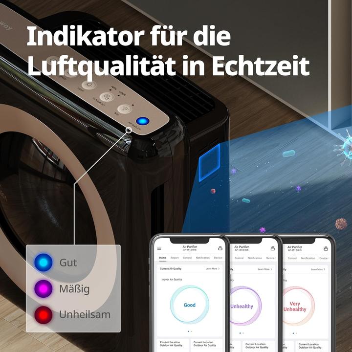 Produktbild Coway Airmega Mighty Luftreiniger mit Wi-Fi-Konnektivität (109 m²)