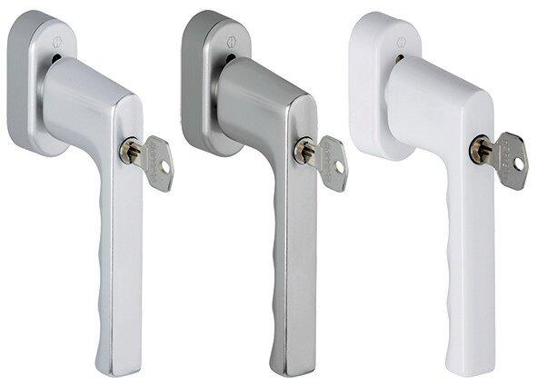 Actual product image Hoppe Lockable window handles SecuForte 0700S/UD9020 Hamburg