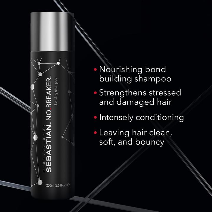 Actual product image Sebastian No.Breaker Bonding Shampoo (250 ml, Liquid shampoo)