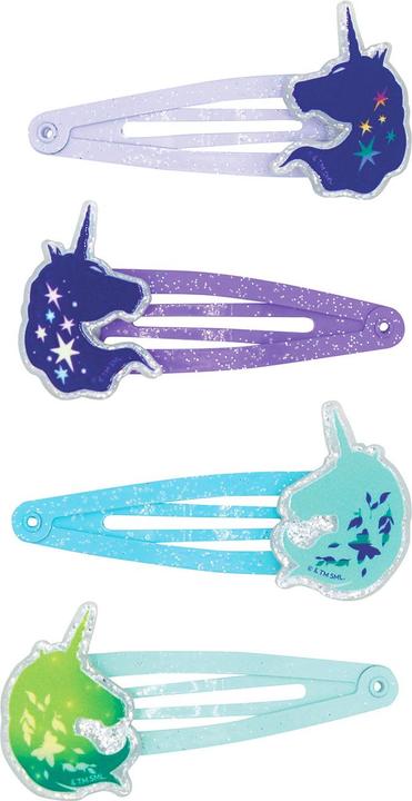 Image du produit Unicorn Academy 4 Einhorn Haarspangen auf backercard 6x1x16 cm (4 pcs)