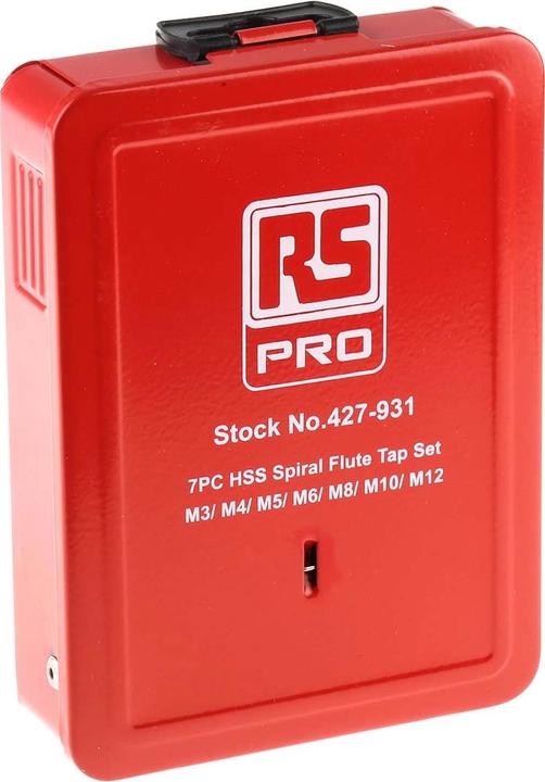 Actual product image Rs Pro HSS tap set sp/fl M3-M12