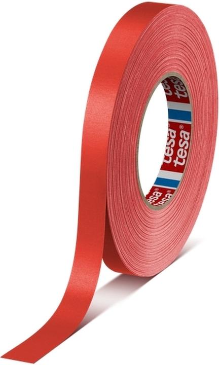 Actual product image tesa Fabric tape 4651, 15 mm x 50 m, red (15 mm)