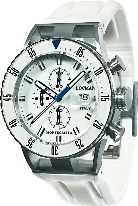 Actual product image Locman Italy Men's Watch Montecristo Diver Chrono Ref. 0512 (Chronograph, 44 mm)