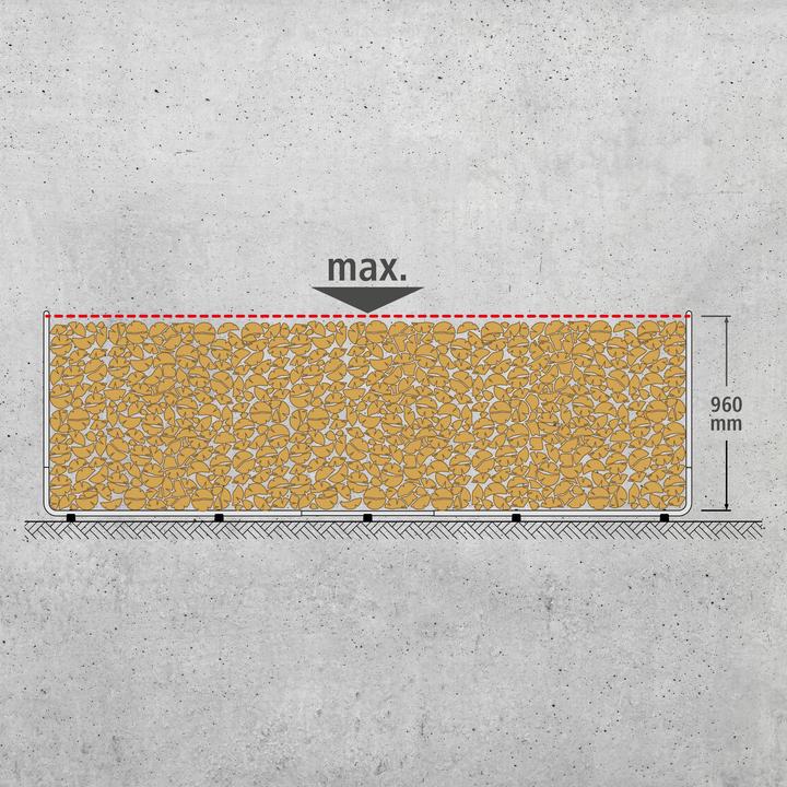 Image du produit wolfcraft 1 aide à l'empilage Modular XXL pour le bois de chauffage