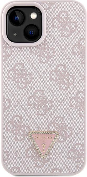 Produktbild Guess GUHCP15MP4TDSCPP iPhone 15 Plus 6.7" różowy/pink hardcase Crossbody 4G Metal Logo (Apple iPhone 14 Plus, Apple iPhone 15 Plus)