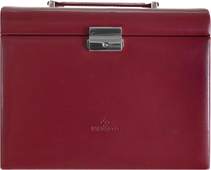 Windrose Jewelry box Merino 13 - Red