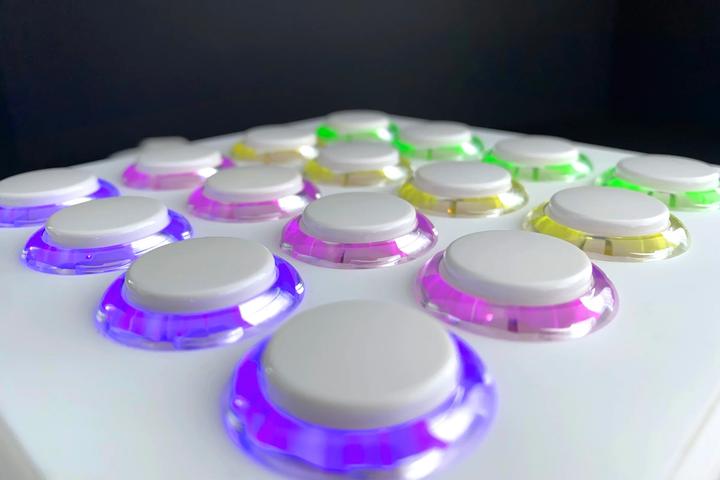 Productafbeelding DJTechTools TechTools Midi Fighter Spectra Witte knoppenregelaar )