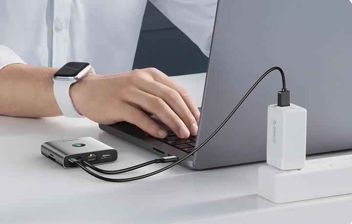 Produktbild Orico FAX3-6PCR-GY-EP-IP (USB-C, 6 Ports)