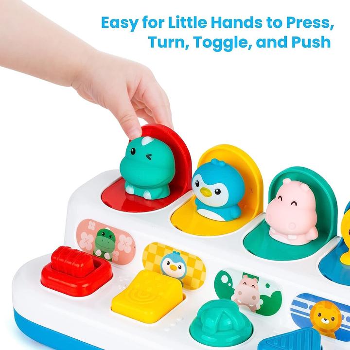 Actual product image Activity Board Pop-up activity animal