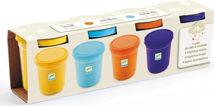 Produktbild Djeco Knete (4 Farben ass) Natur